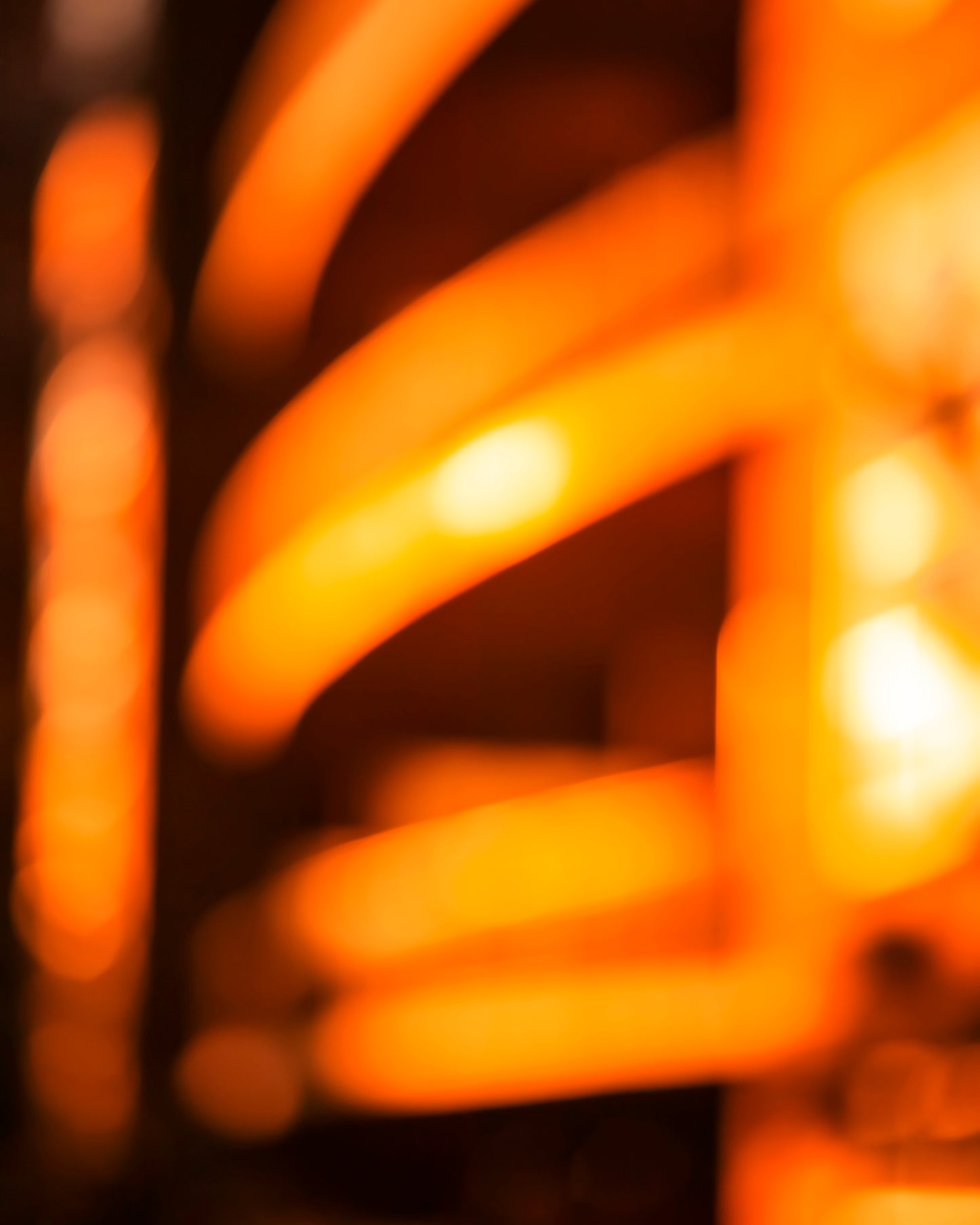 photo of abstract orange blurred lines